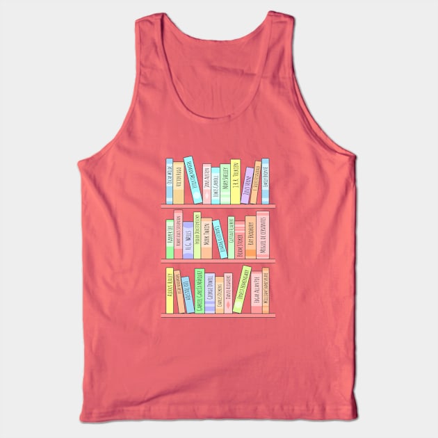 Classics Bookshelf Tank Top by sombrasblancas